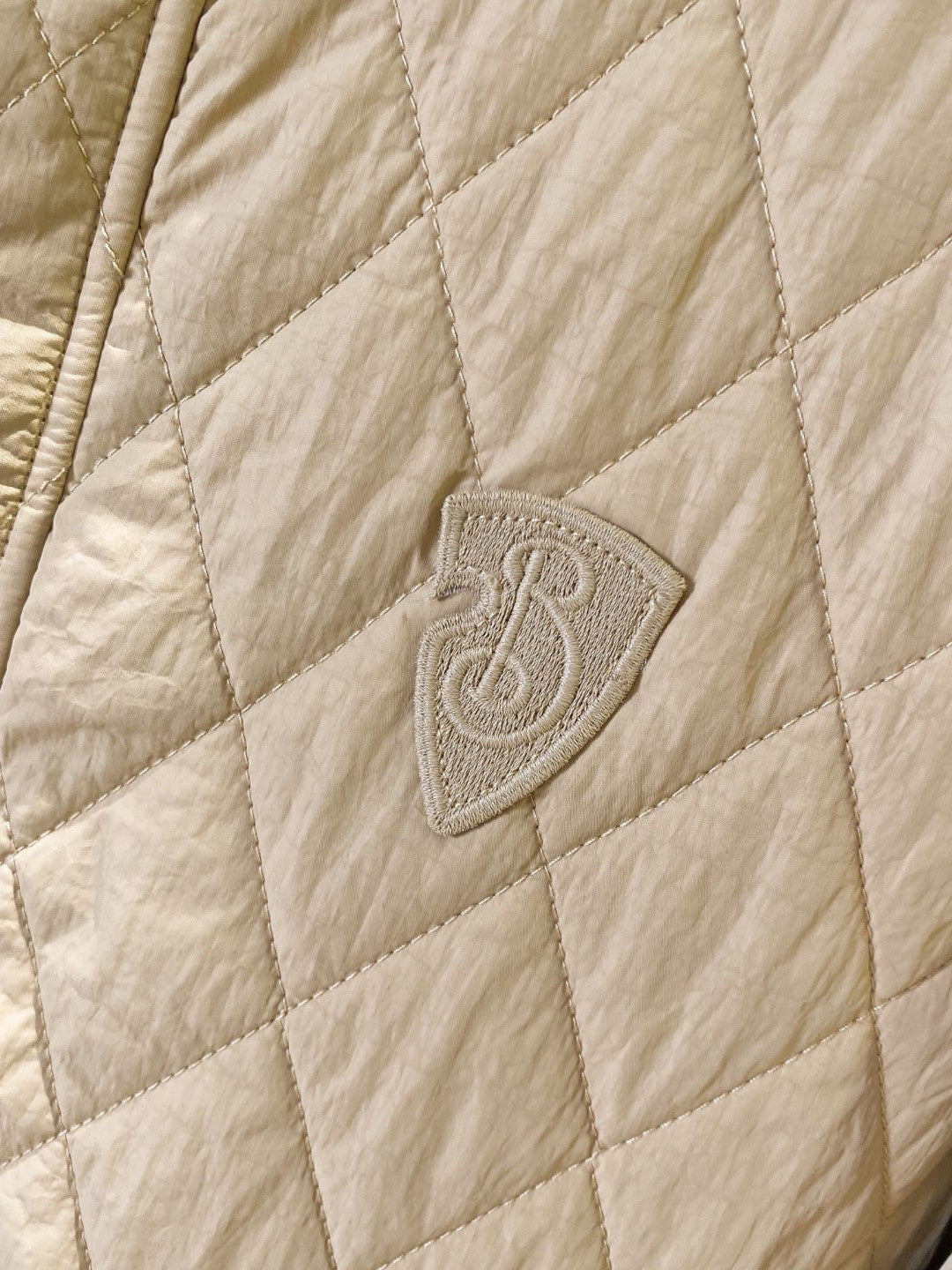 Nylon Quilted Hooded Parka
