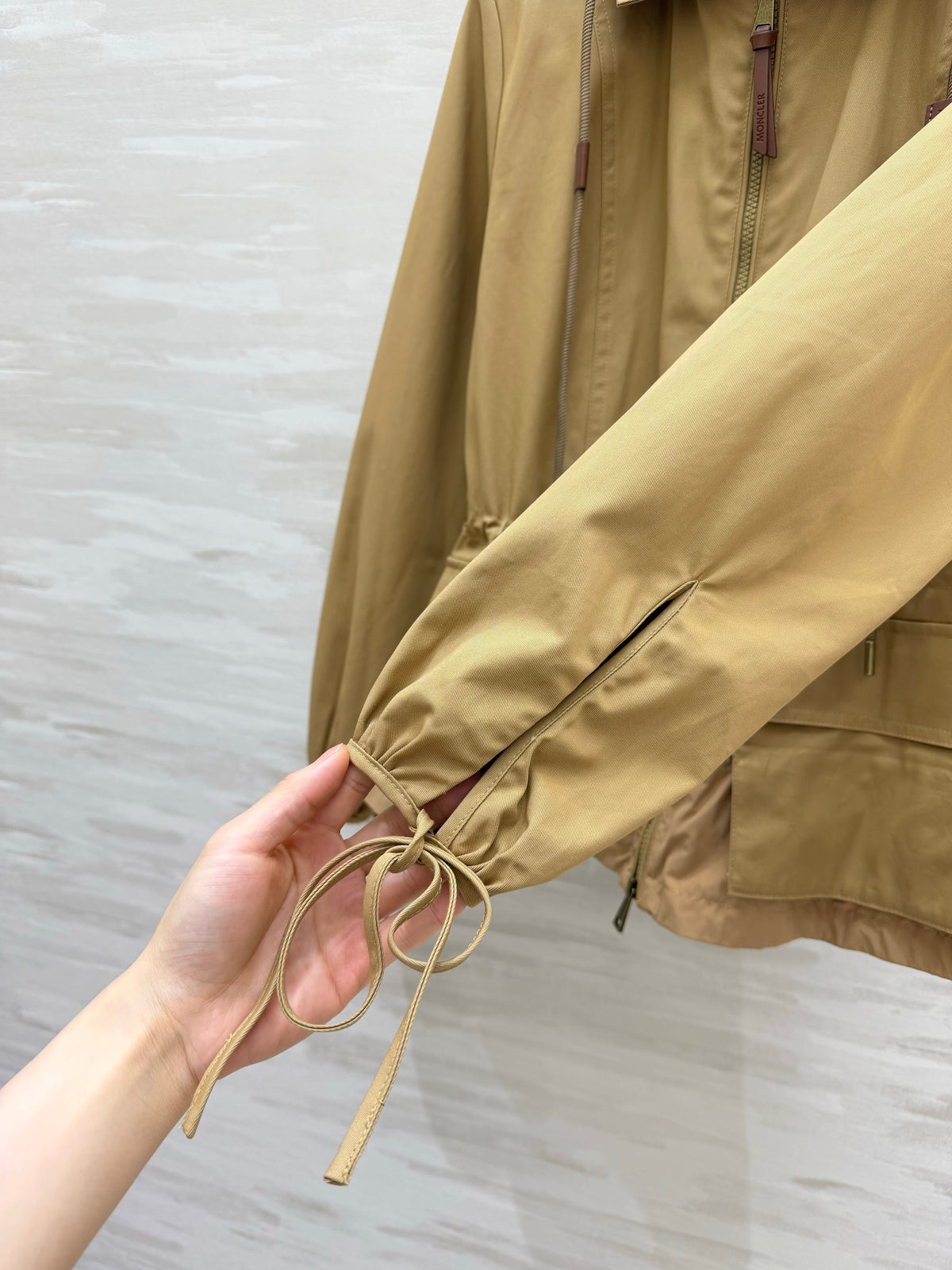 26S Adenium Hooded Gabardine Taffeta Jacket