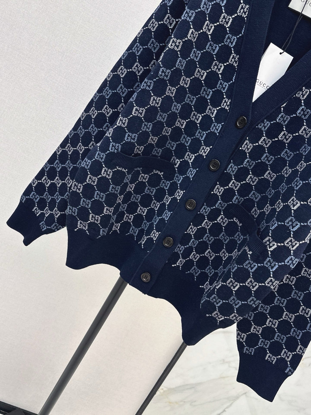 Jacquard Cardigan