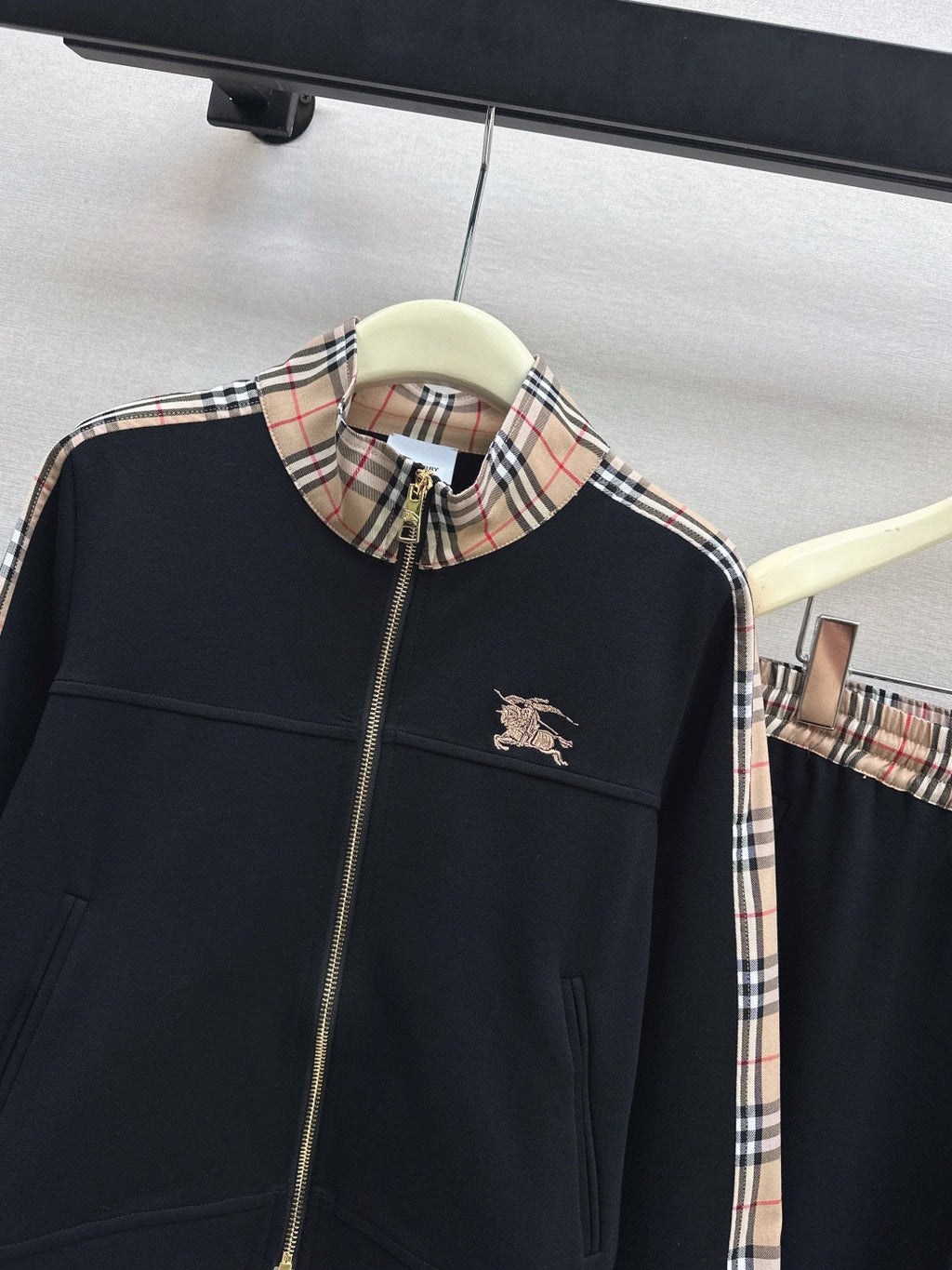 EKD Vintage Check Trim Tracksuit