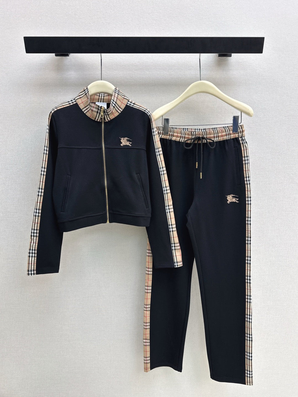 EKD Vintage Check Trim Tracksuit