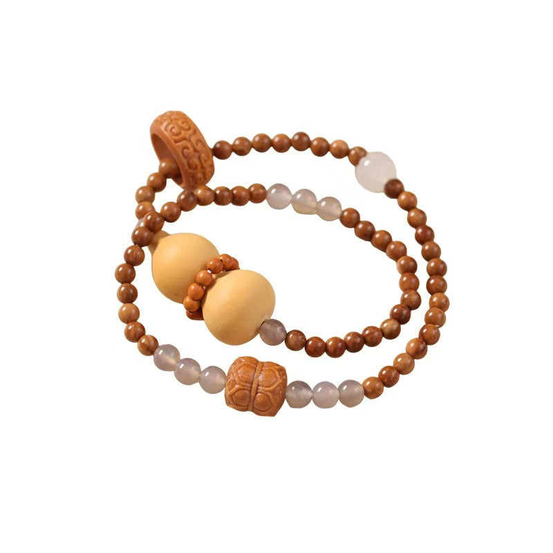 Gourd & Lotus Blessing Bodhi Bracelet¨CWealth and Harmony
