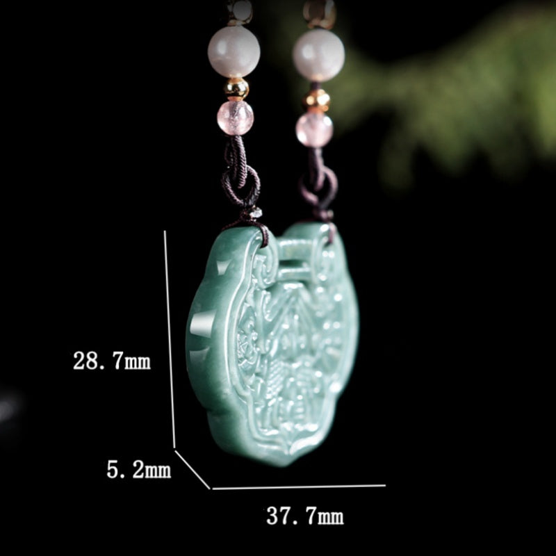 Abundant Fortune Koi Jade Pendant ¨C Prosperity. Harmony & Continuous Wealth