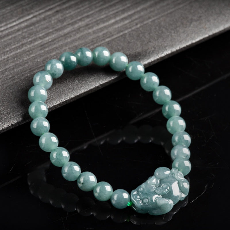 Jade Pixiu Wealth Flow Bracelet-The Guardian of Abundance