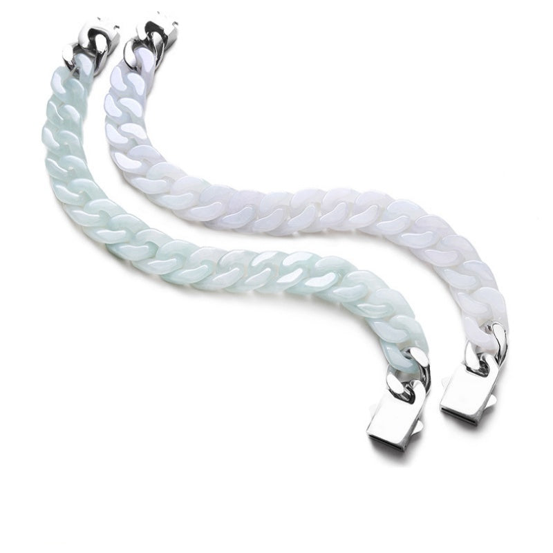 Jade Cuban Link Bracelet-Balance & Presence
