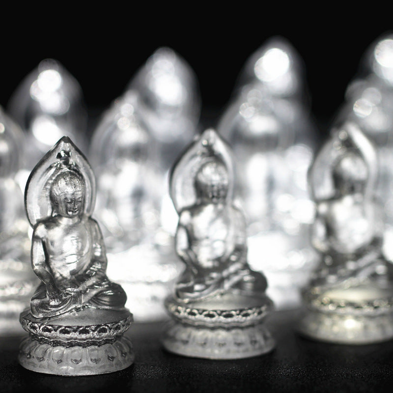 Sacred Shakyamuni Liuli Pendant for Peace & Alignment