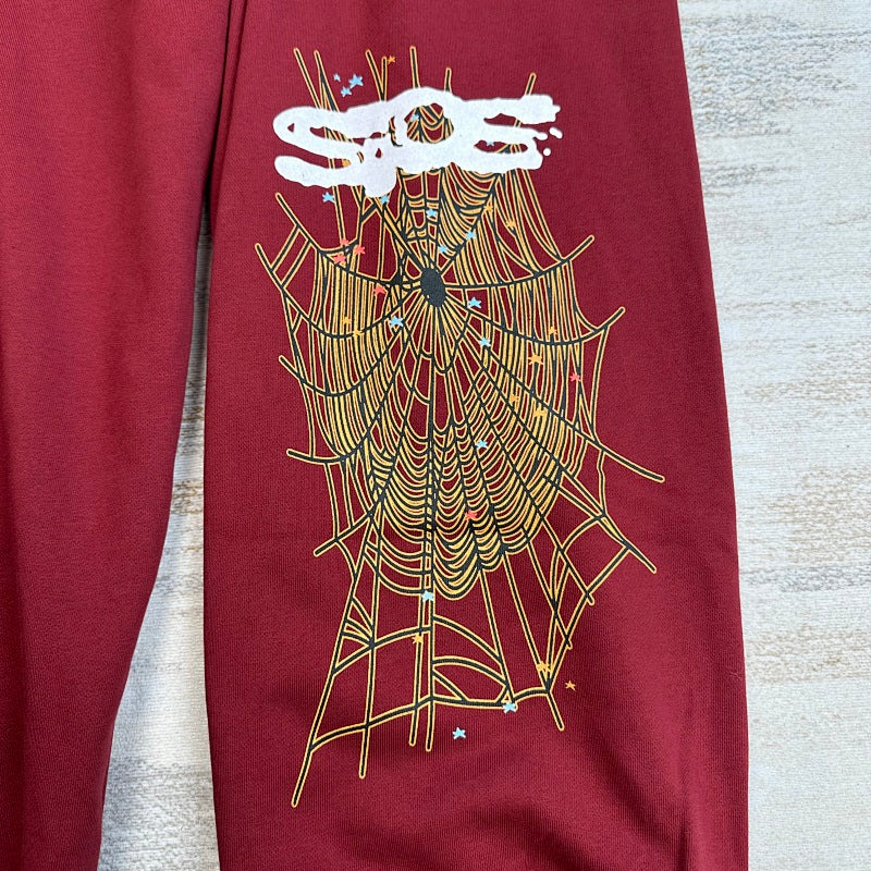 Sp5Der Logo Sweatpant Maroon