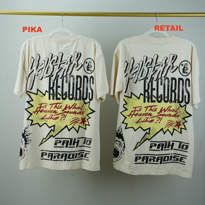 Hellstar Records T-Shirt Off-White
