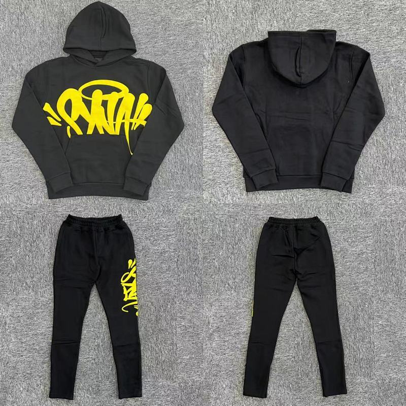 Syna-World Tracksuit - Black-Yellow