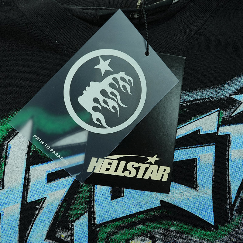 Hellstar The Future T-Shirt Black/Blue