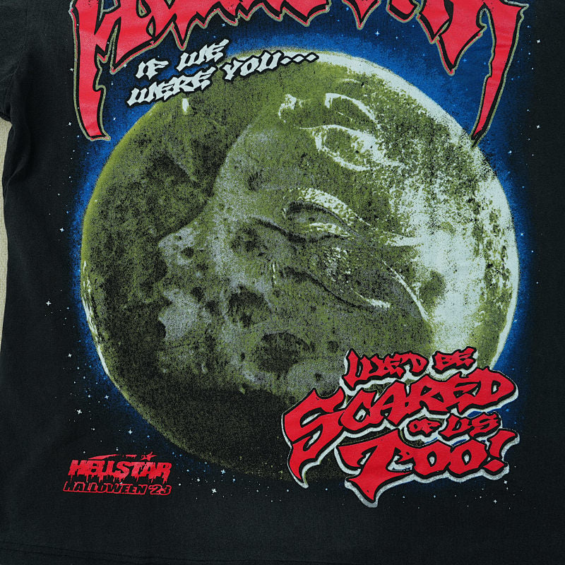 Hellstar Full Moon T-Shirt Black