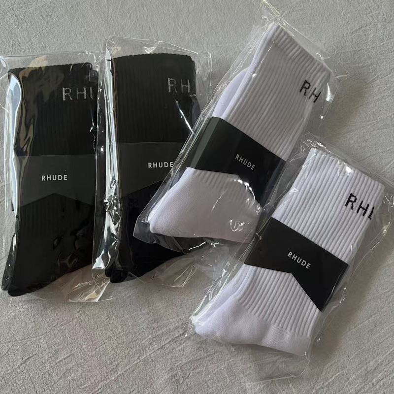 Rhude Logo Crew Socks