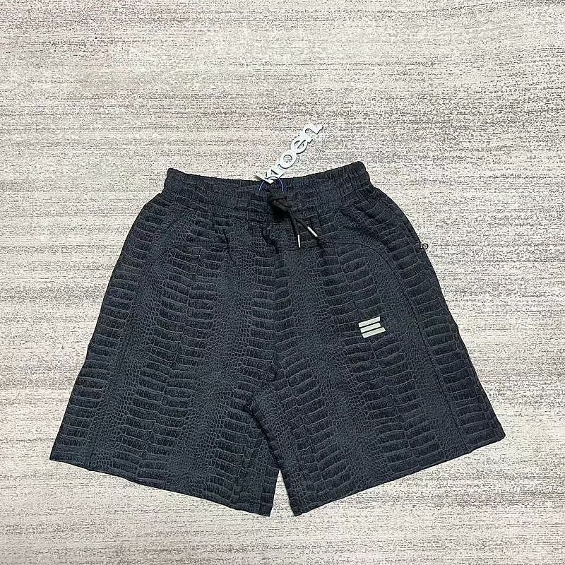 Grey Croc-Print Zip Garment