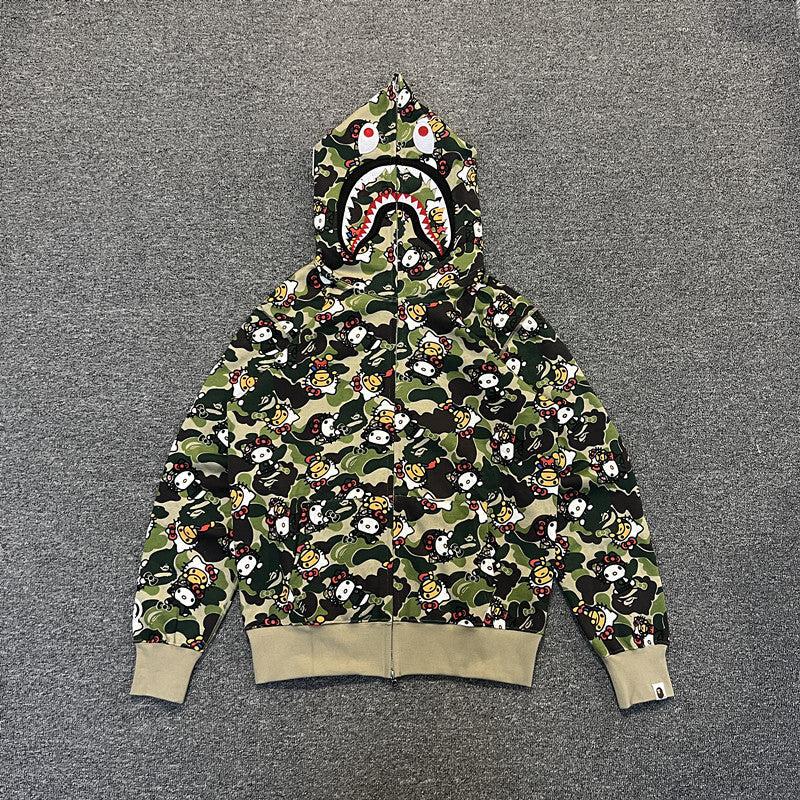 BAPE x Hello Kitty Shark Full-Zip Hoodie