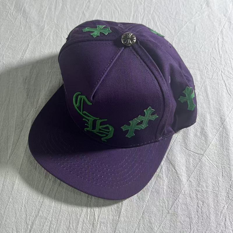 Cross Embroidered Logo Snapback Cap
