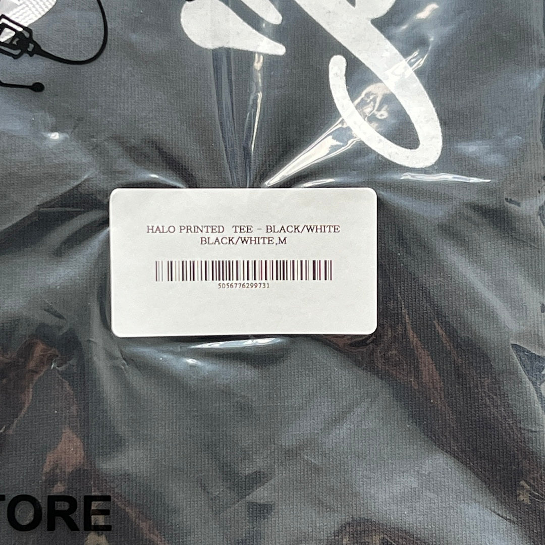 HALO Tee Black White