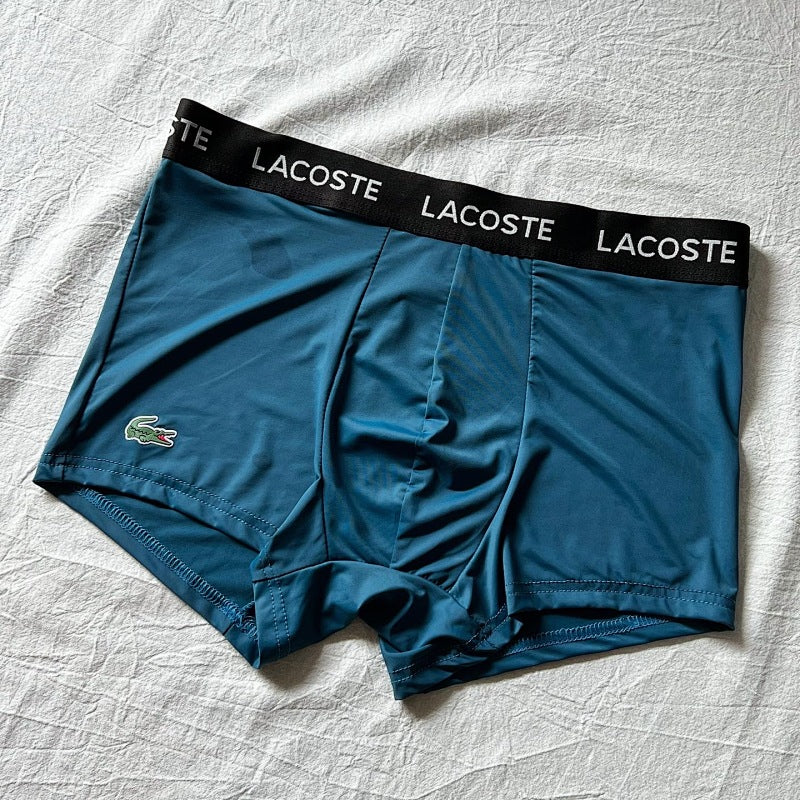 Lacoste Boxer Briefs - Black/Gray/Teal