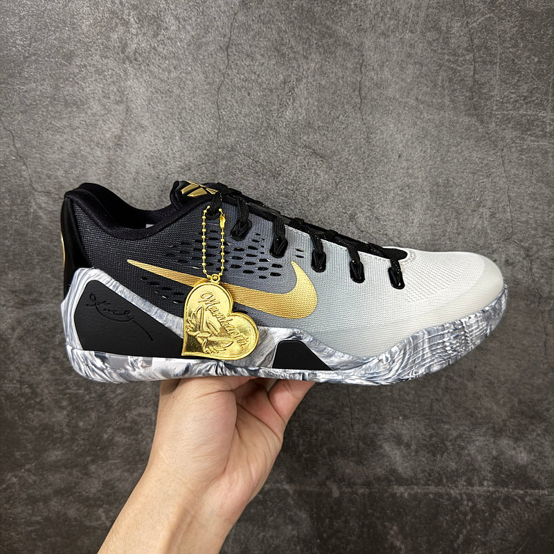 Nike Kobe 9 Elite Low - Black/Gold/Grey