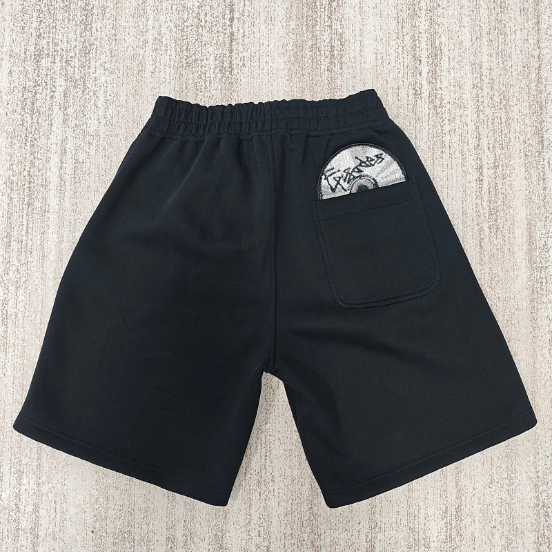Corteiz CD Patch Sweat Shorts - Black