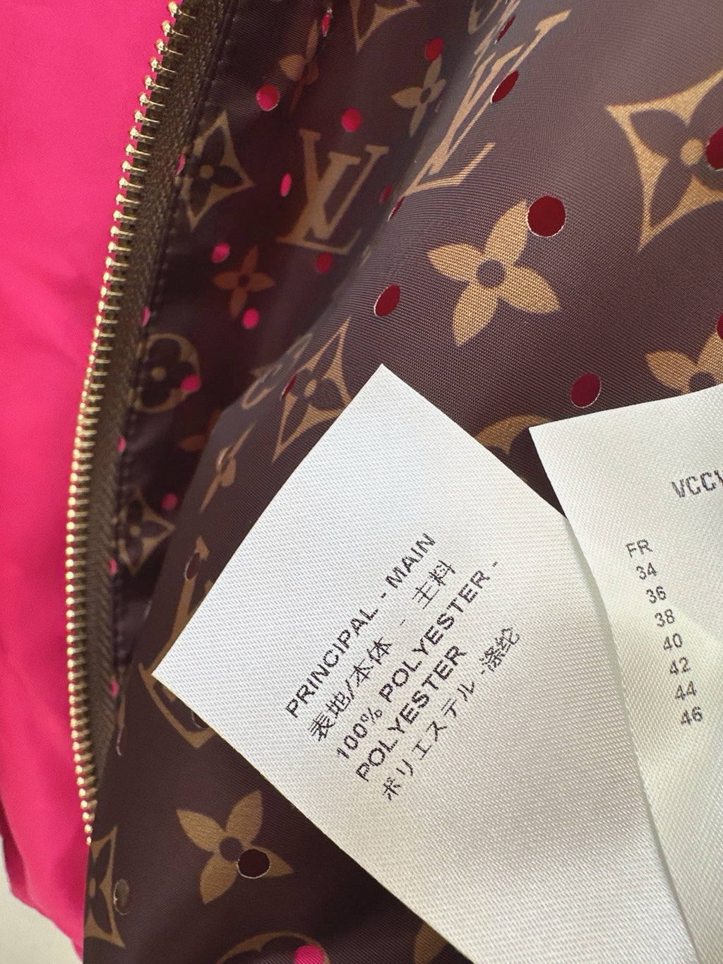 Monogram Hooded Windbreaker Jacket