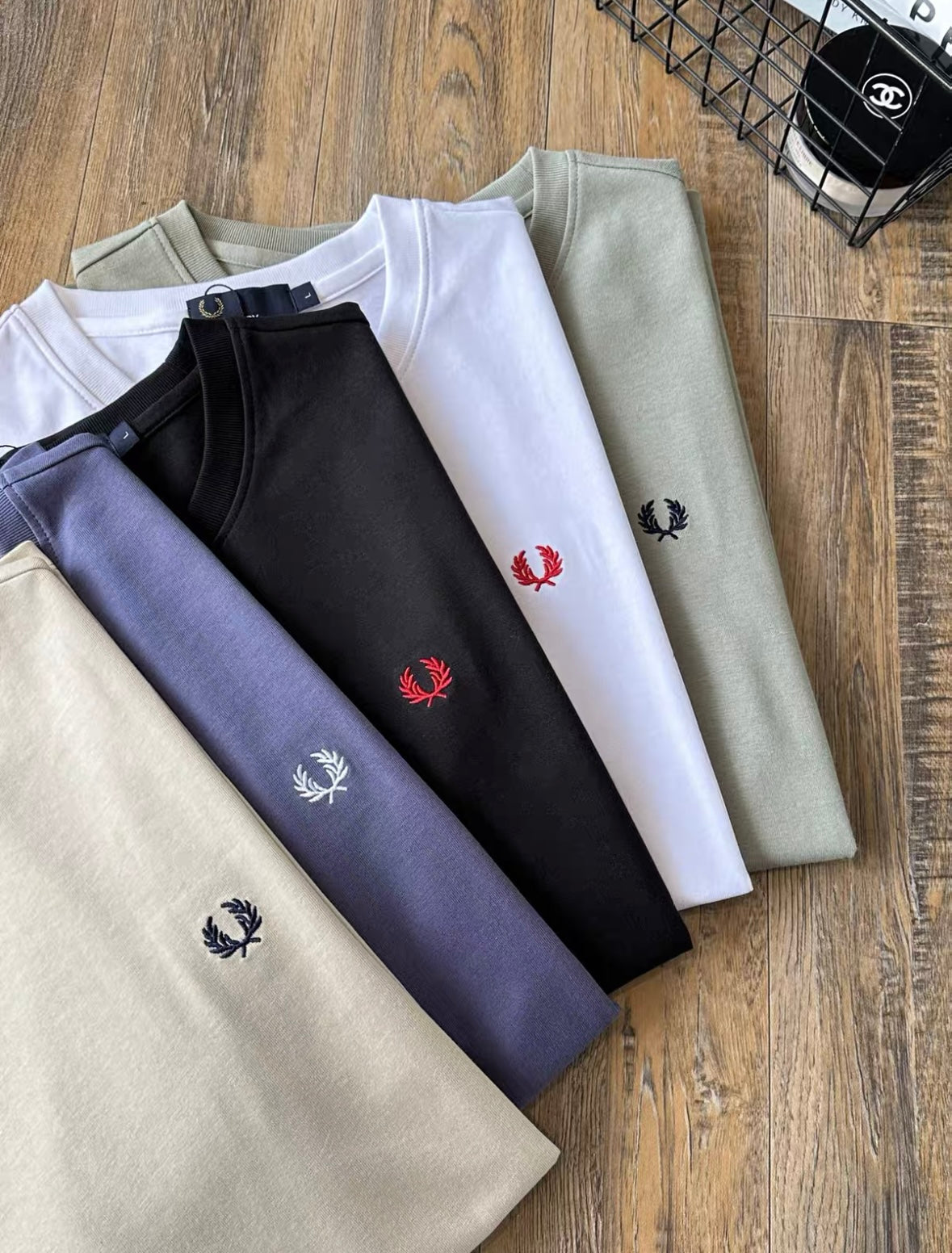 Fred P Embroidered Logo Tee