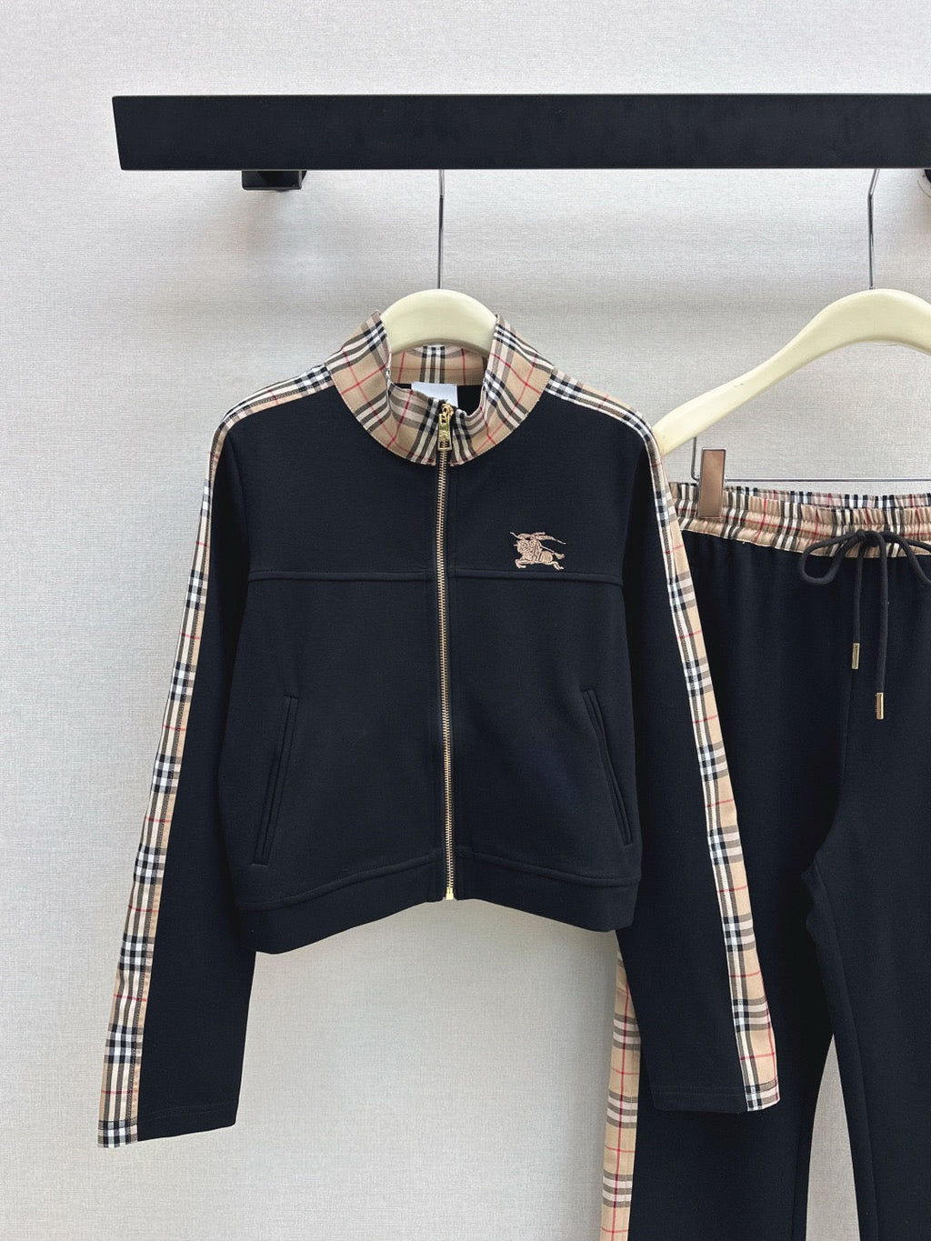 EKD Vintage Check Trim Tracksuit