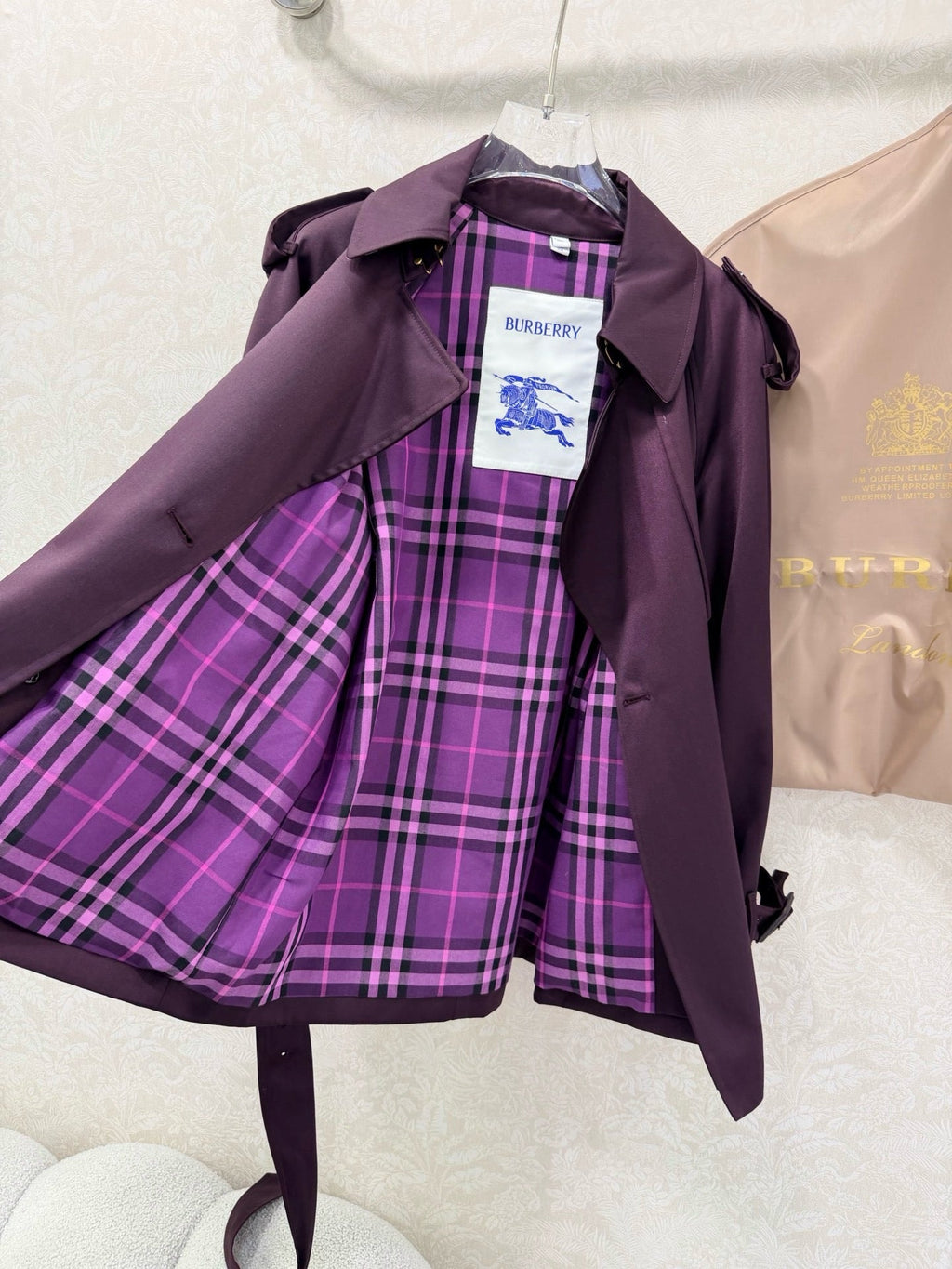 Short Belted Trench Coat