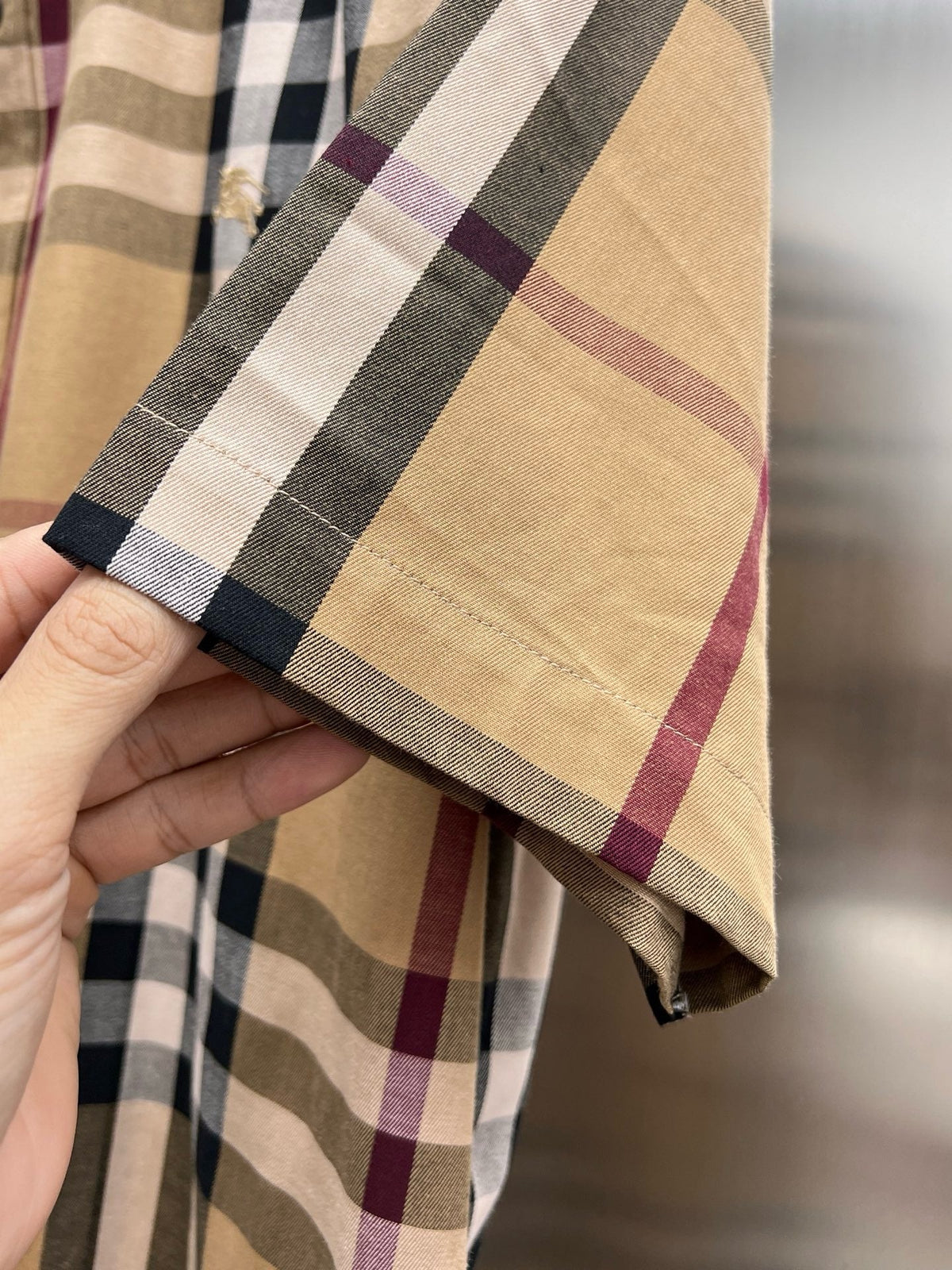 Check Cotton Shirt