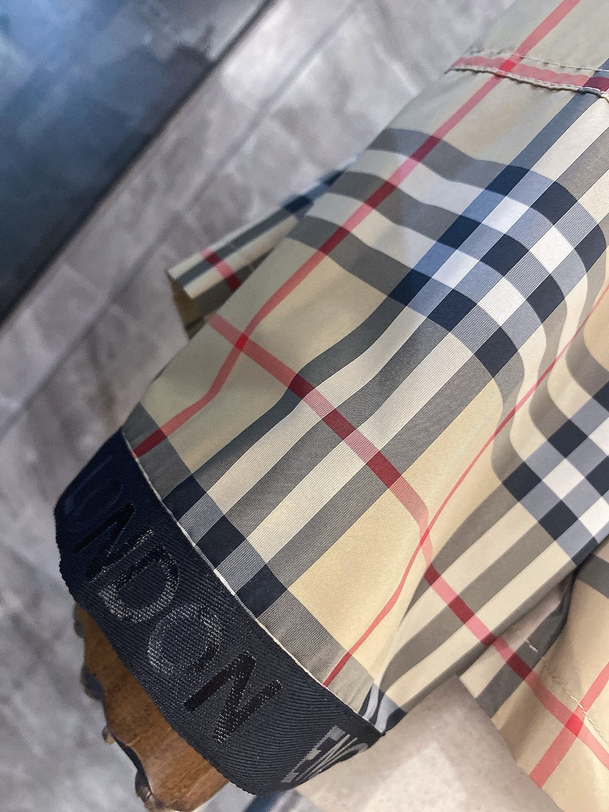 Traditional Check Print Jacket