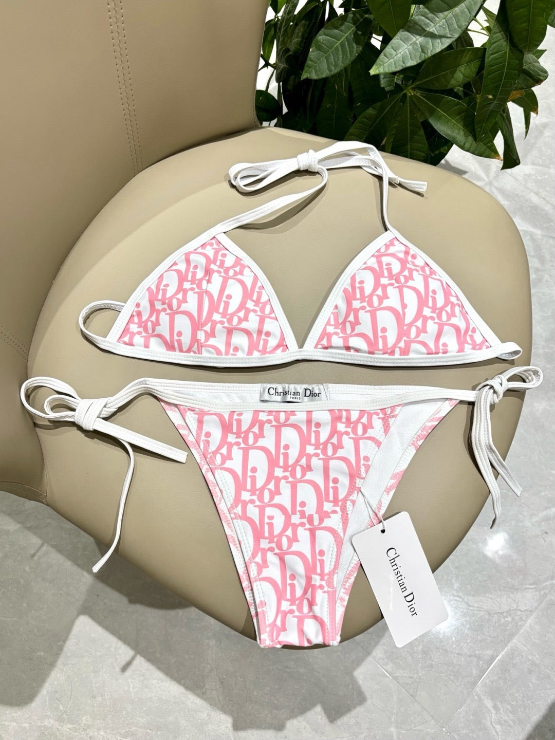 Oblique Bikini Set
