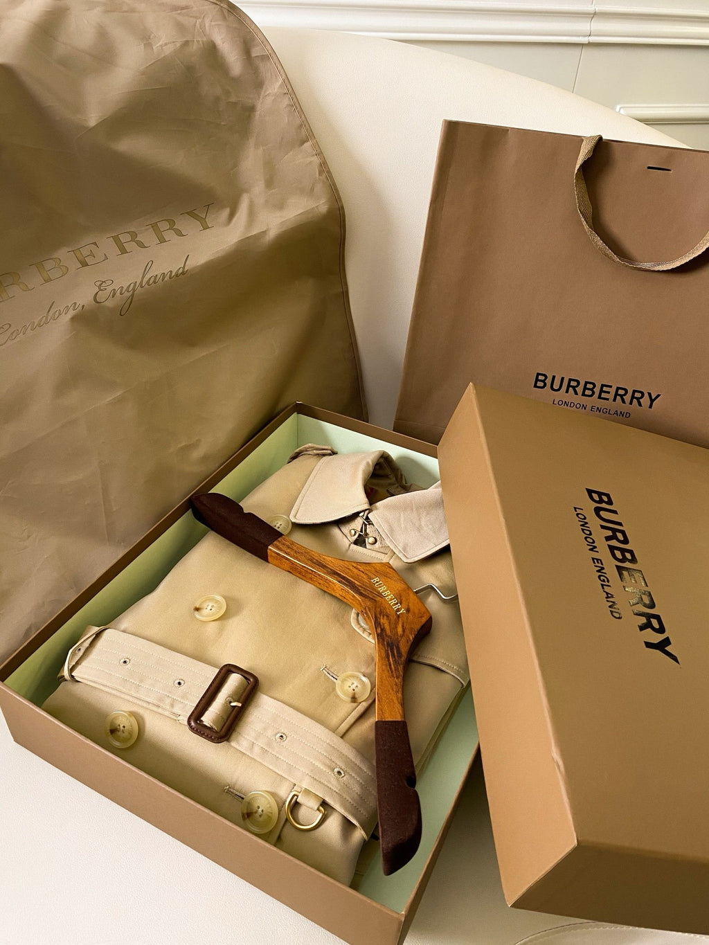 Long Kensington Heritage Trench Coat