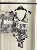 Toile de Jouy Sauvage One-Piece Swimsuit