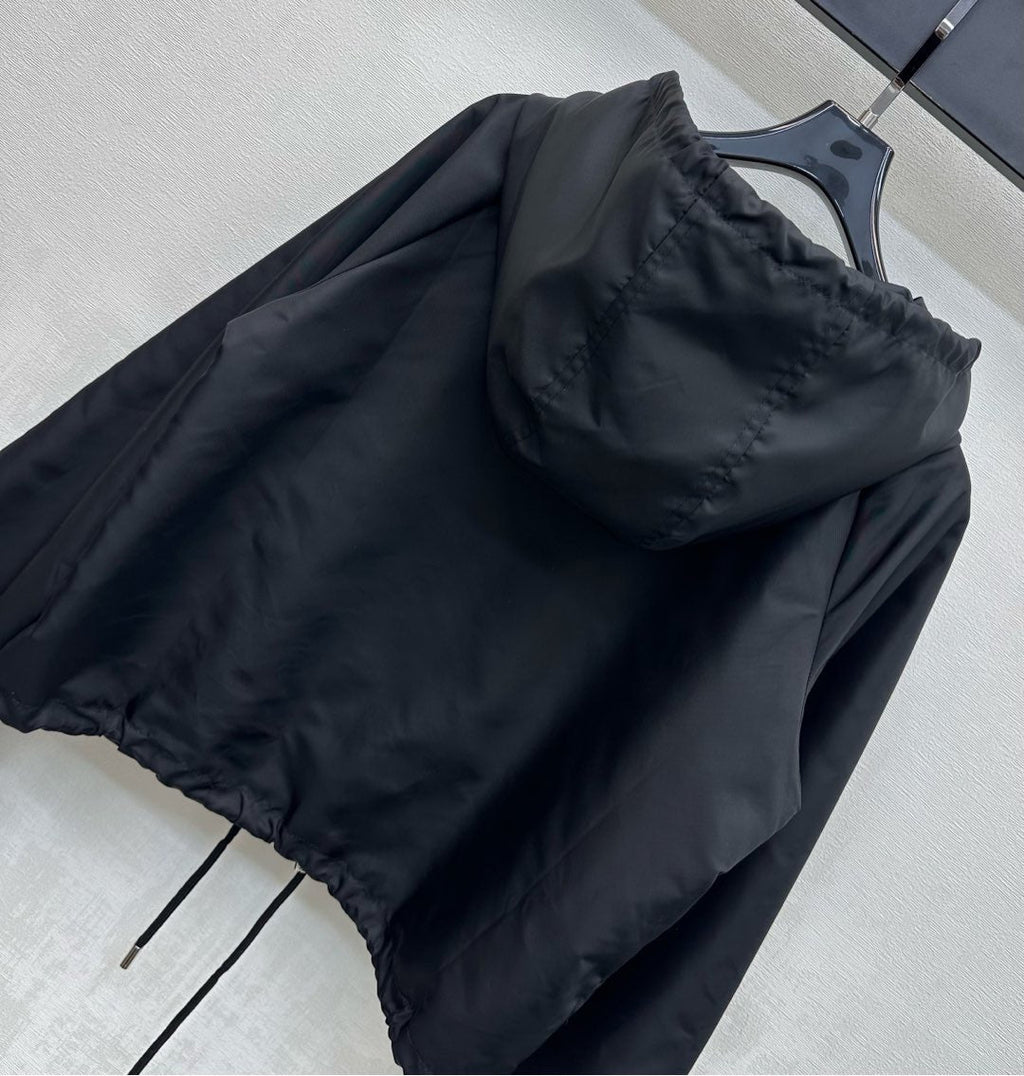 26S Re-Nylon Cropped Jacket