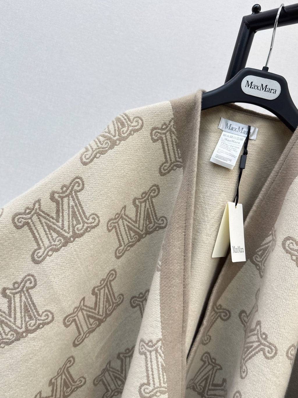26S Monogram Wool Poncho