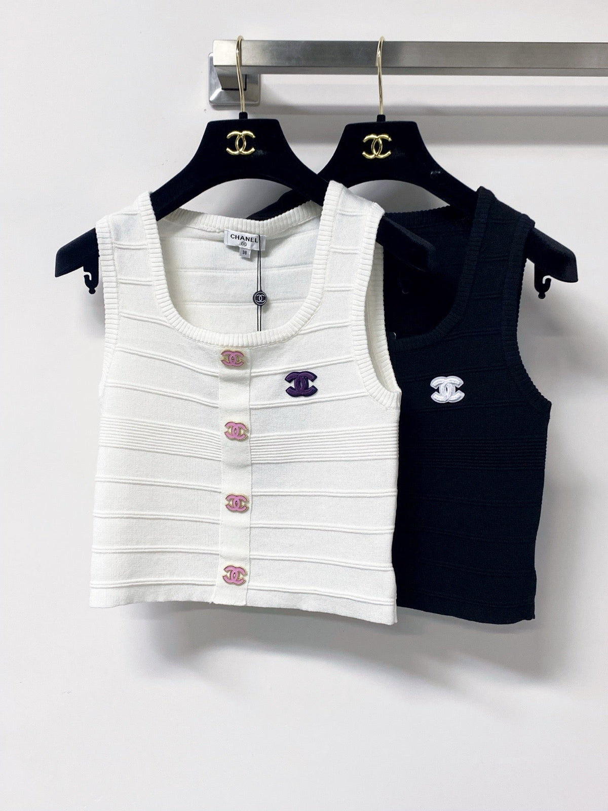 Button Knit Tank Top