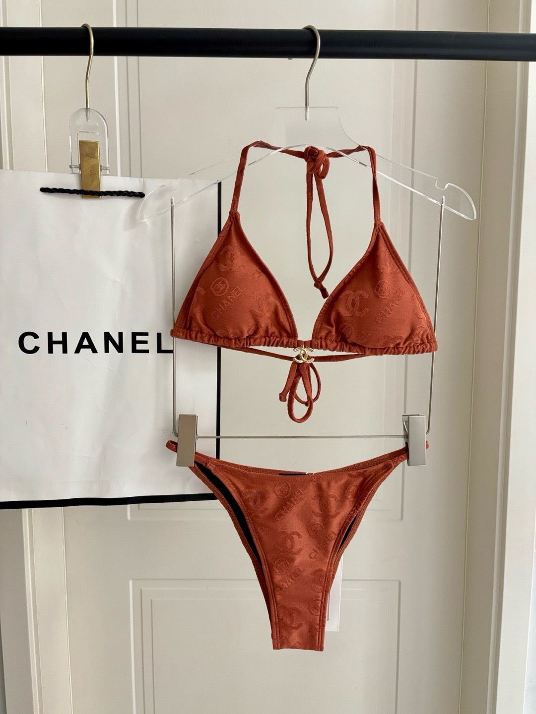 Logo Triangle Bikini Set