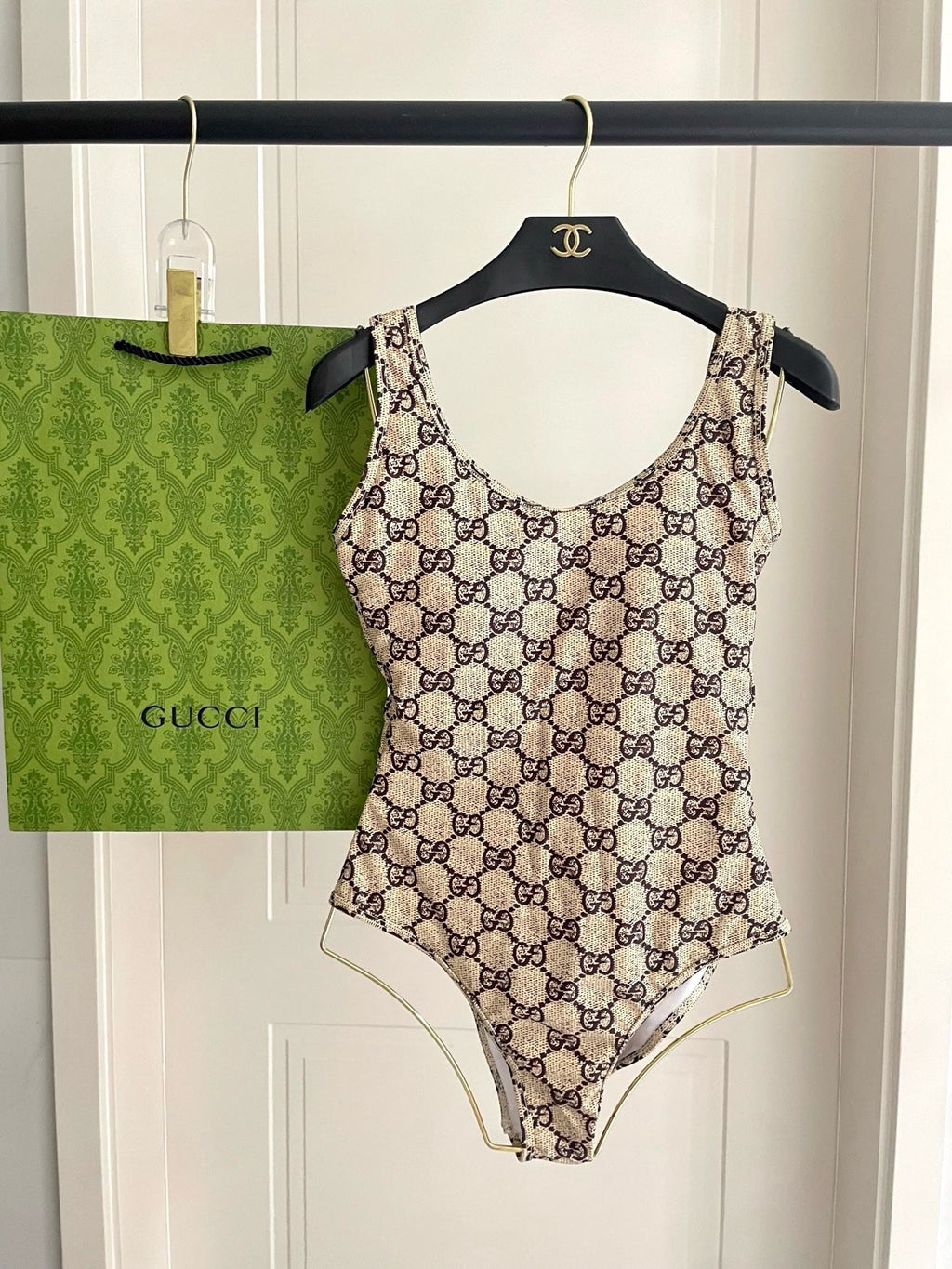 Logo One Piece Swimsuit