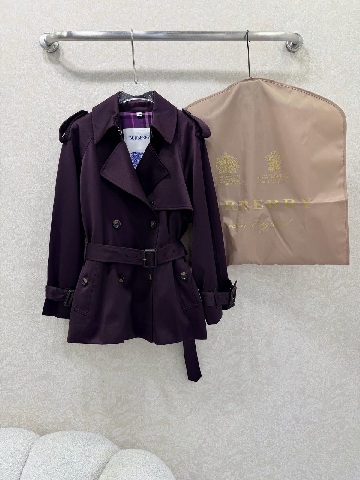 Short Belted Trench Coat