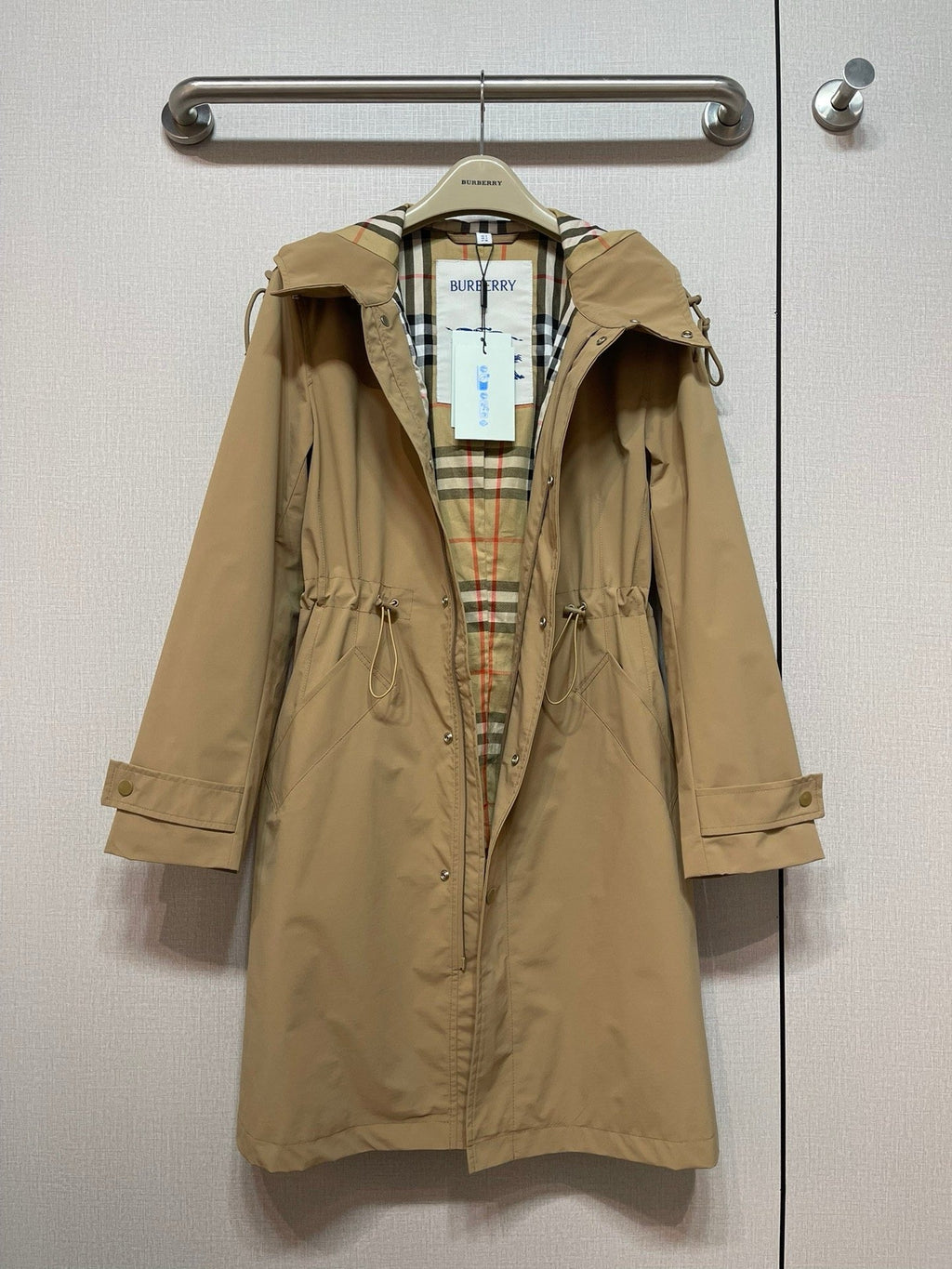 Drawcord Hood Nylon-Cotton Parka