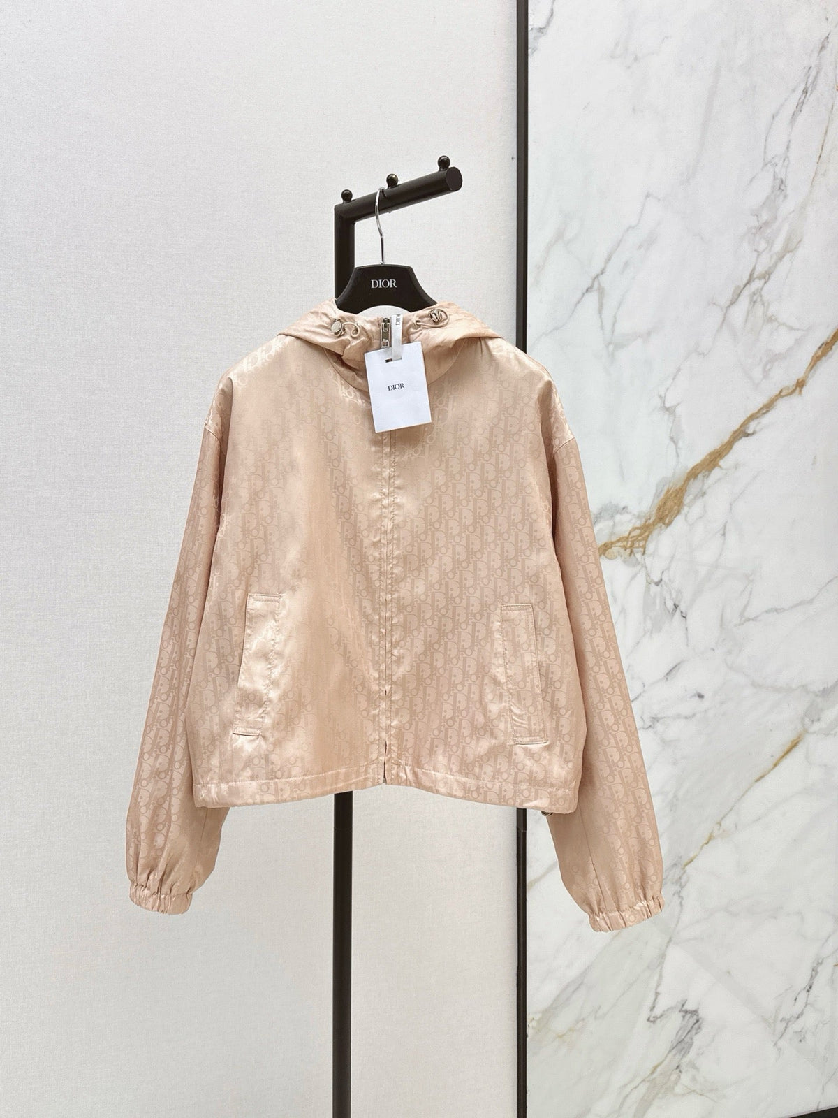Jacquard Hooded Jacket