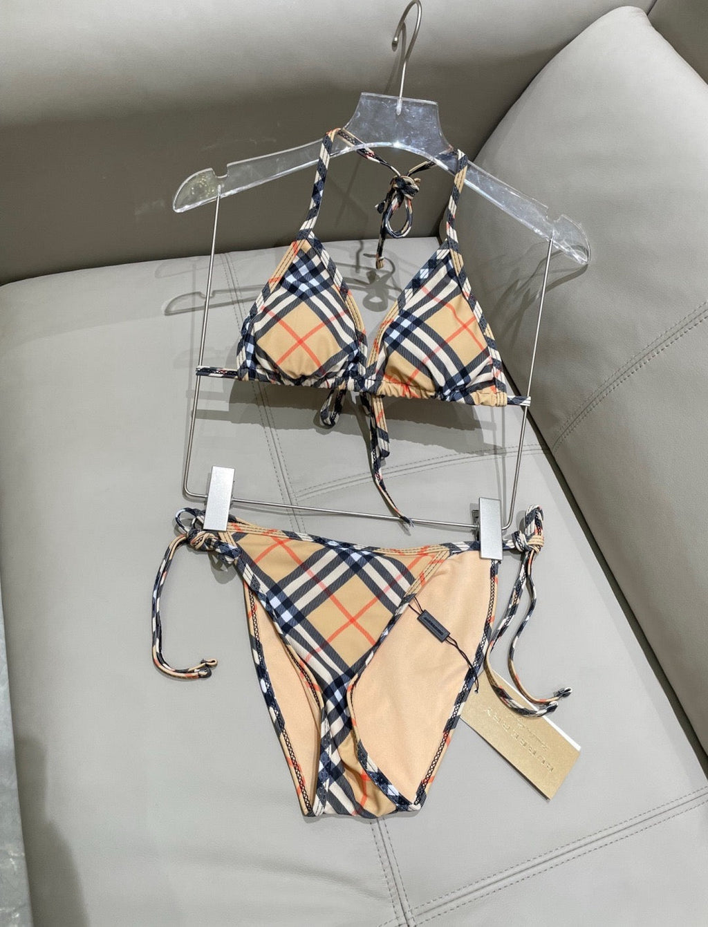 Vintage Check Bikini Set