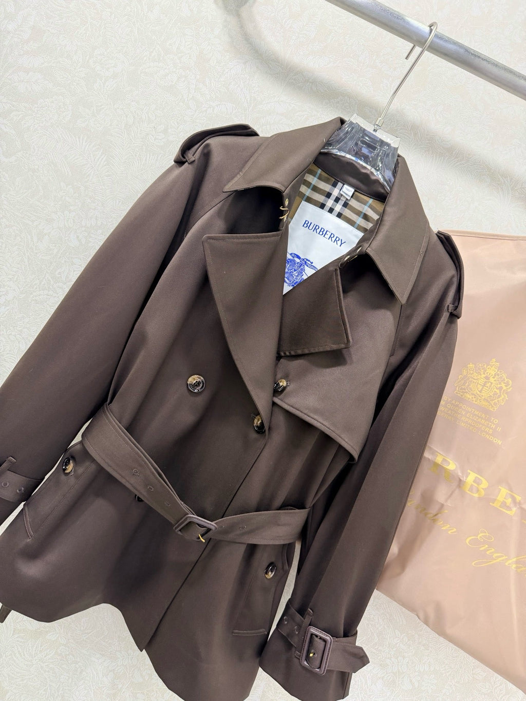 Short Belted Trench Coat