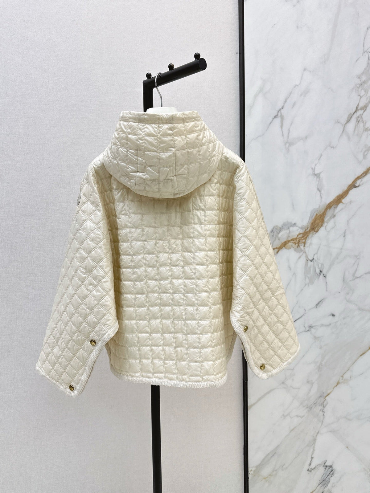 Quilted Hooded Cape