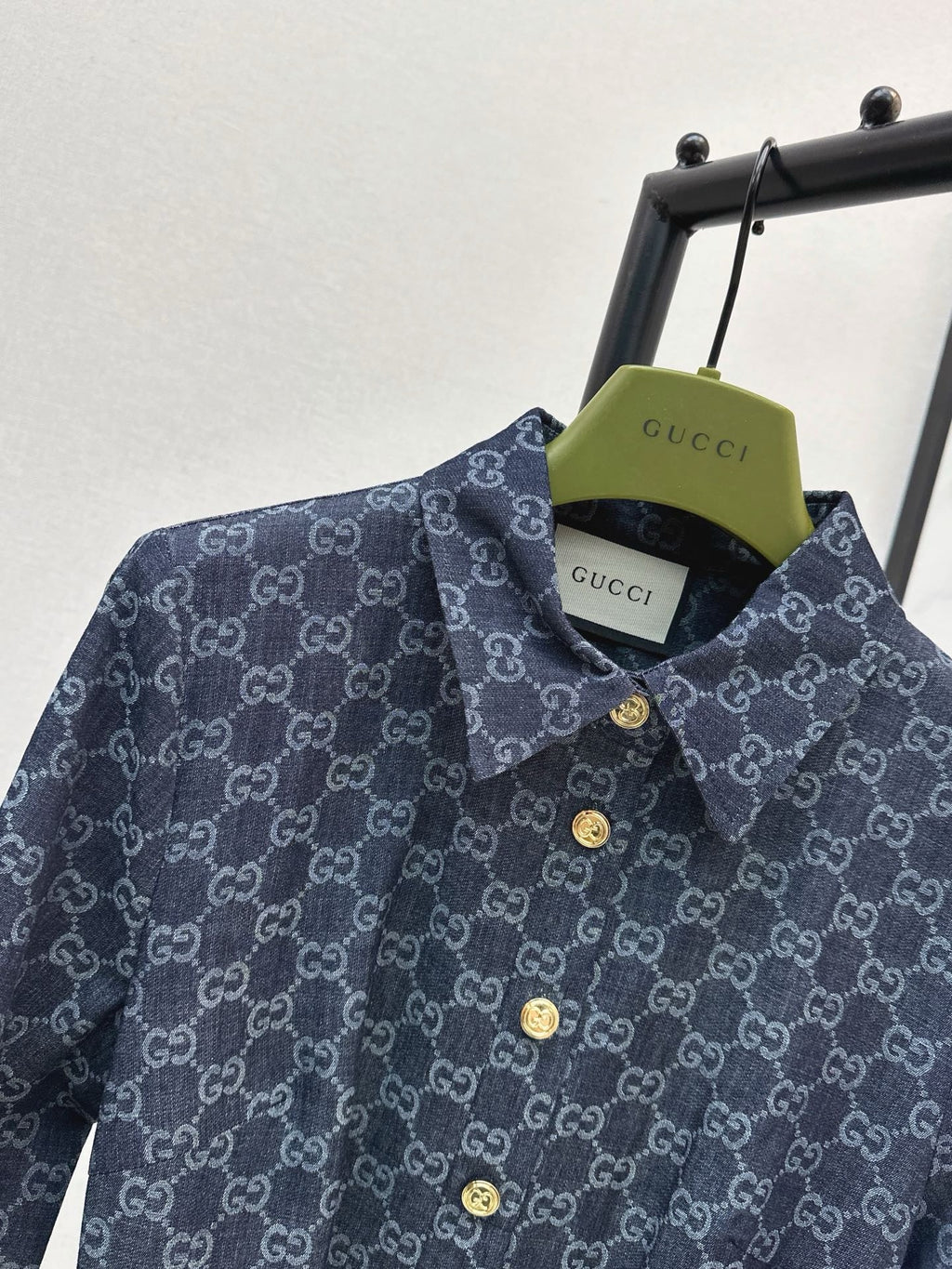 Monogram Jacquard Shirt Dress