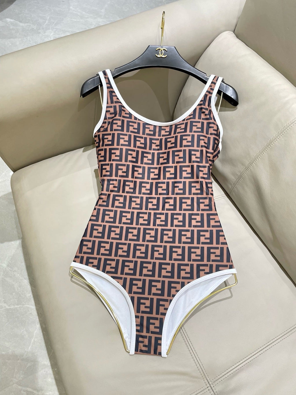 Logo One Piece Swimsuit