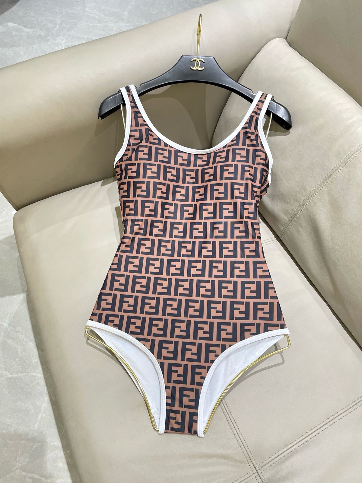 Logo One Piece Swimsuit
