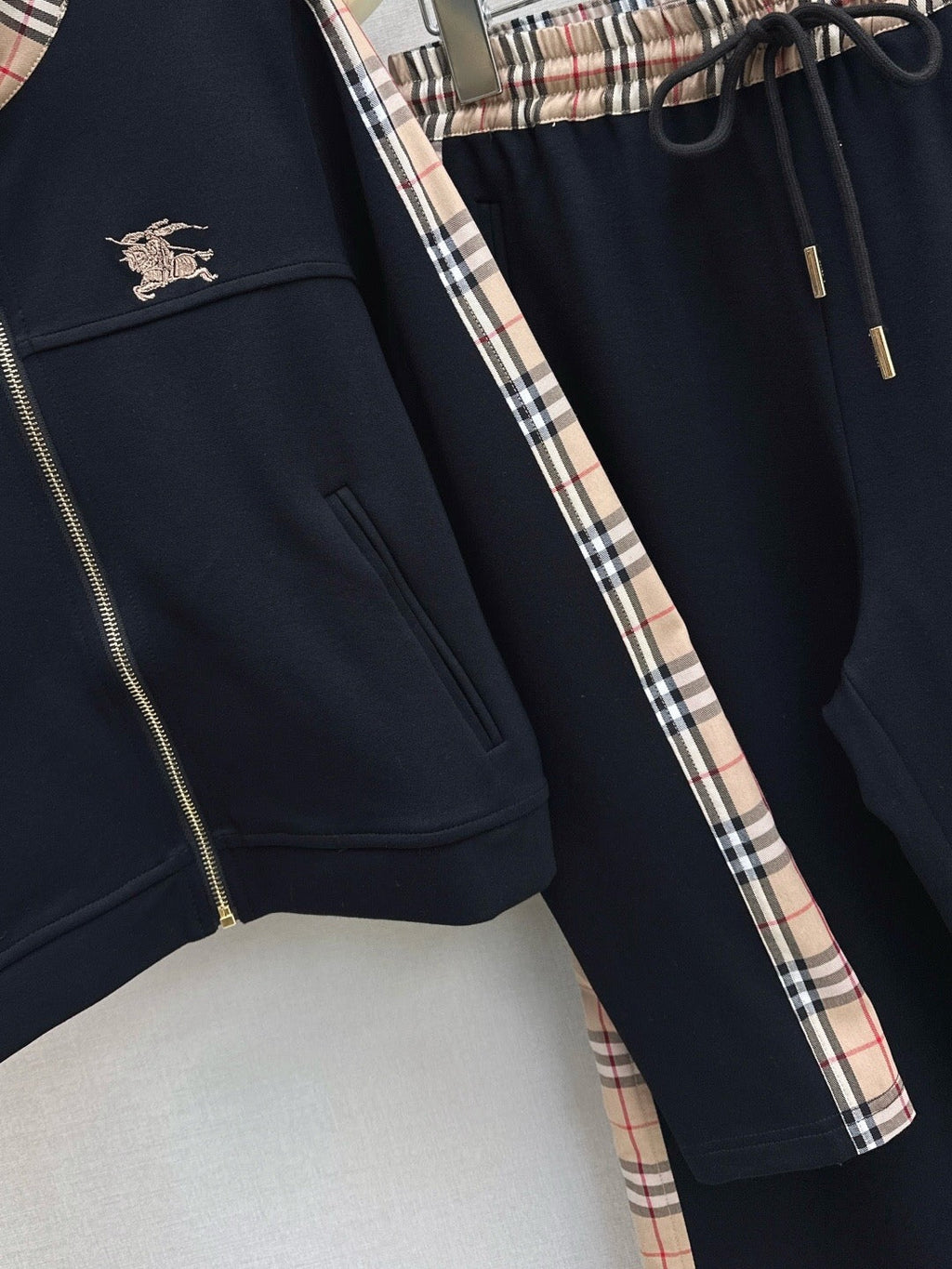 EKD Vintage Check Trim Tracksuit
