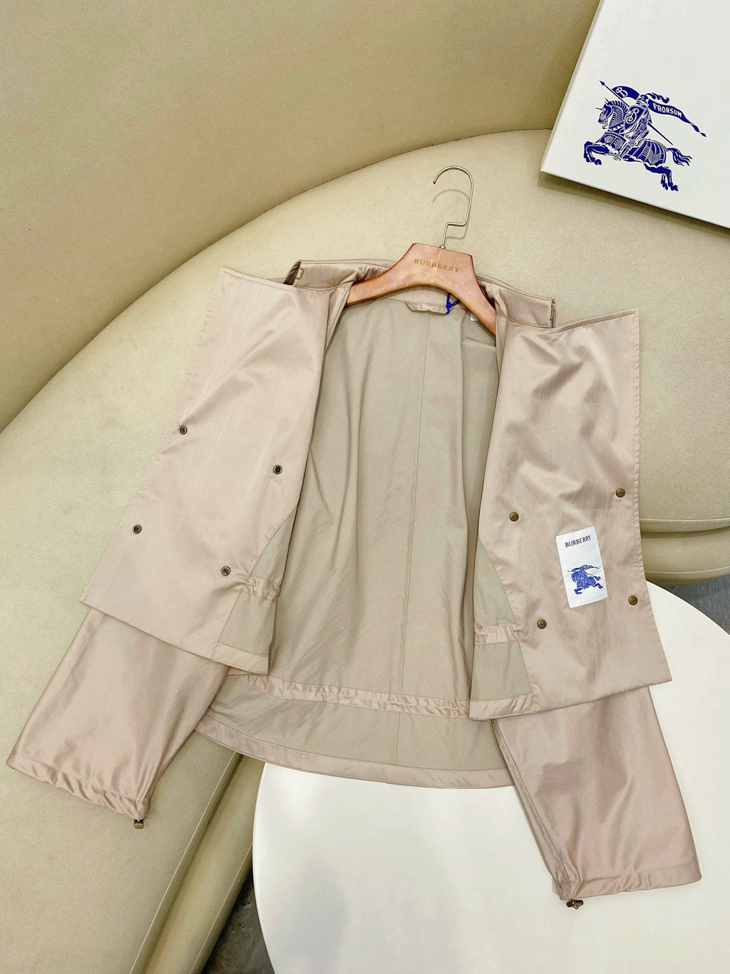 Hooded Taffeta Jacket