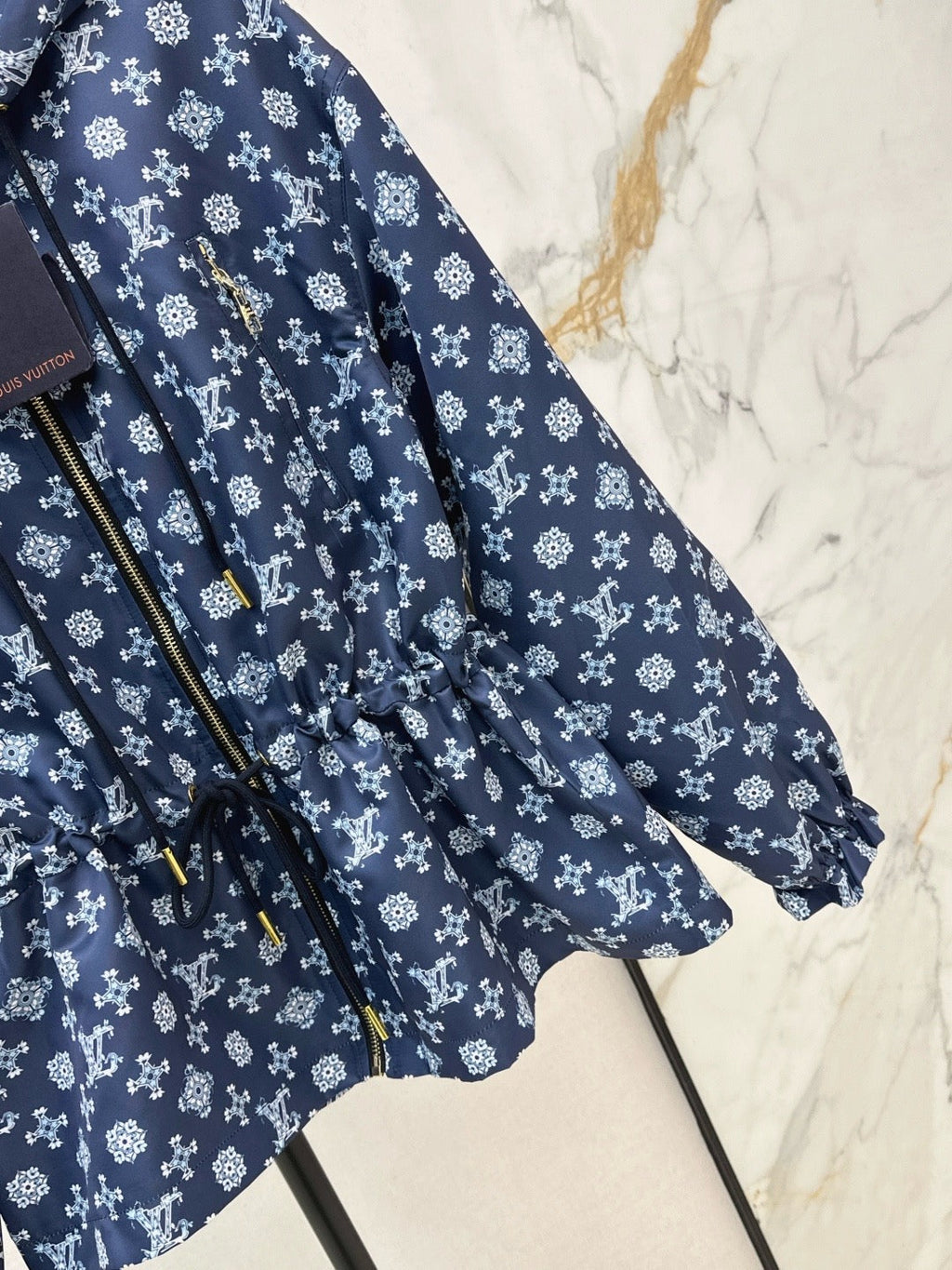 Monogram Hooded Windbreaker Jacket