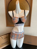 Vintage Check Bikini Set